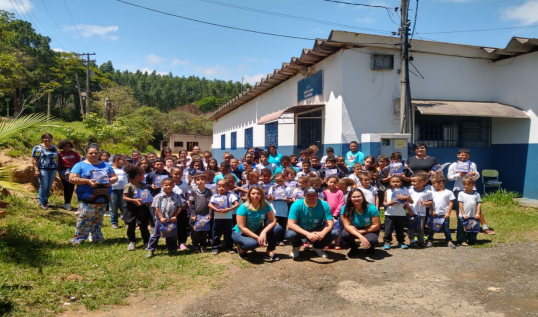 imagem destaque da noticia Mais de 150 alunos da E.M.E.F.I Márcio João Arruda, em Itu, participam do CERIM na minha Escola