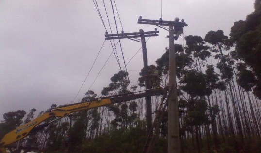 imagem destaque da noticia Cerim substitui postes deteriorados na região do Irema