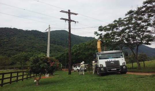 imagem destaque da noticia Trechos de rede de Araçariguama, Cabreúva e Itu passam por manutenção